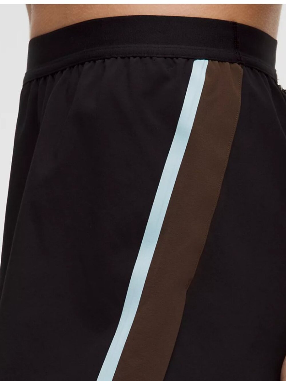 NWT High-Rise Split Short 3" Stripe - Picture 2 of 7